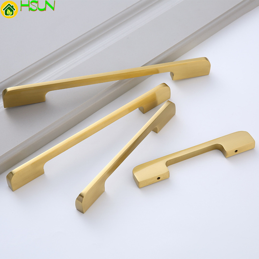 Furniture Hardware Paint - Новая китайская дверь, золотая ручка из