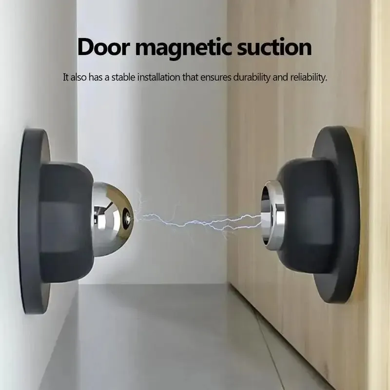 Magnetic Catch Door - Магнитный силиконовый дверной стопор без сверления,