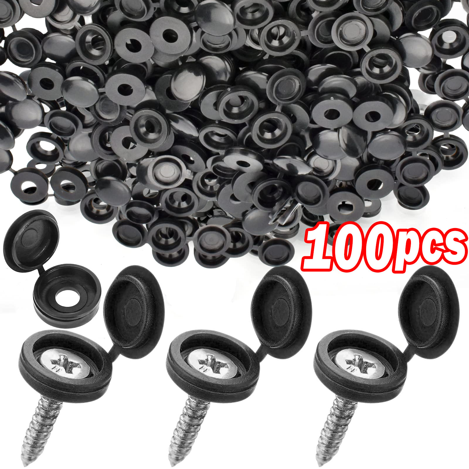 Furniture Hardware Covers - 5/100 шт. шарнирные пластиковые винты, крышки,