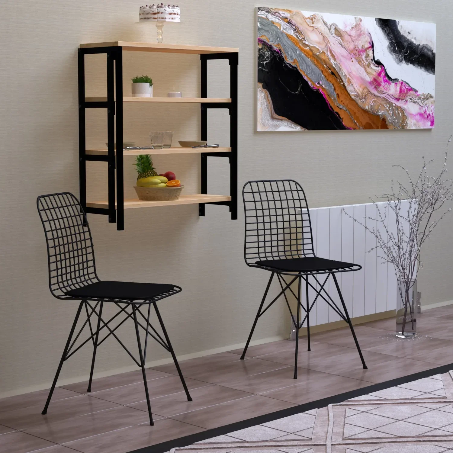 Furniture Hardware Material - -Настенный складной выдвижной полка, обеденный стол,