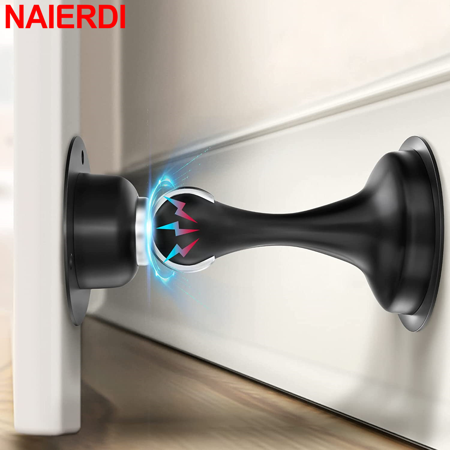 Magnetic Catch Door - NAIERDI 1/2/4 шт Магнитная дверная остановка