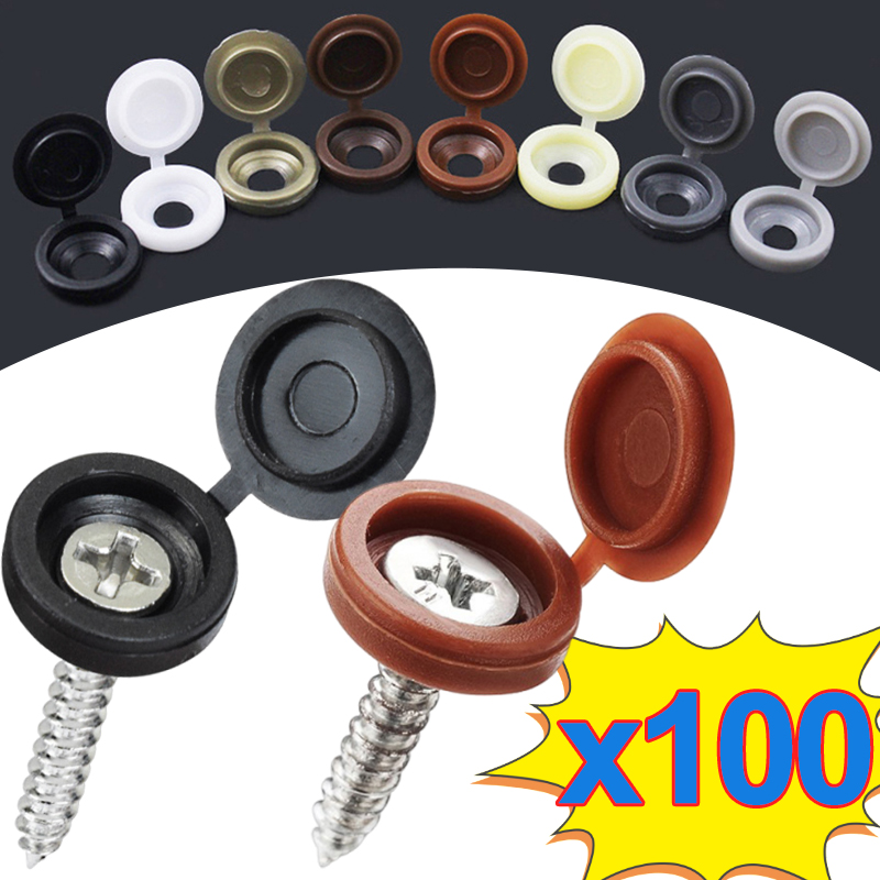Furniture Hardware Covers - 10/500 шт. Декоративные пластиковые защитные колпачки