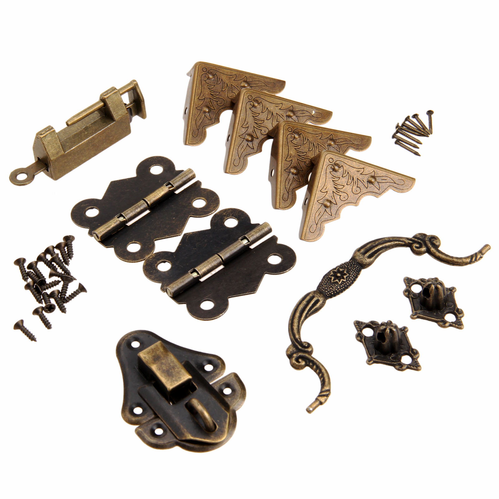 Furniture Hardware Pulls - Мебельная фурнитура 9 шт./компл., китайская латунная