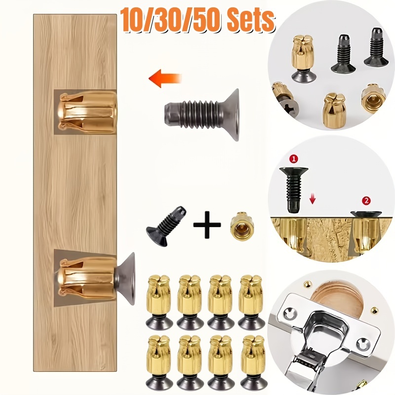 Cabinet Hinge Overlay - Наборы для ремонта петель (10/30/50 шт.):