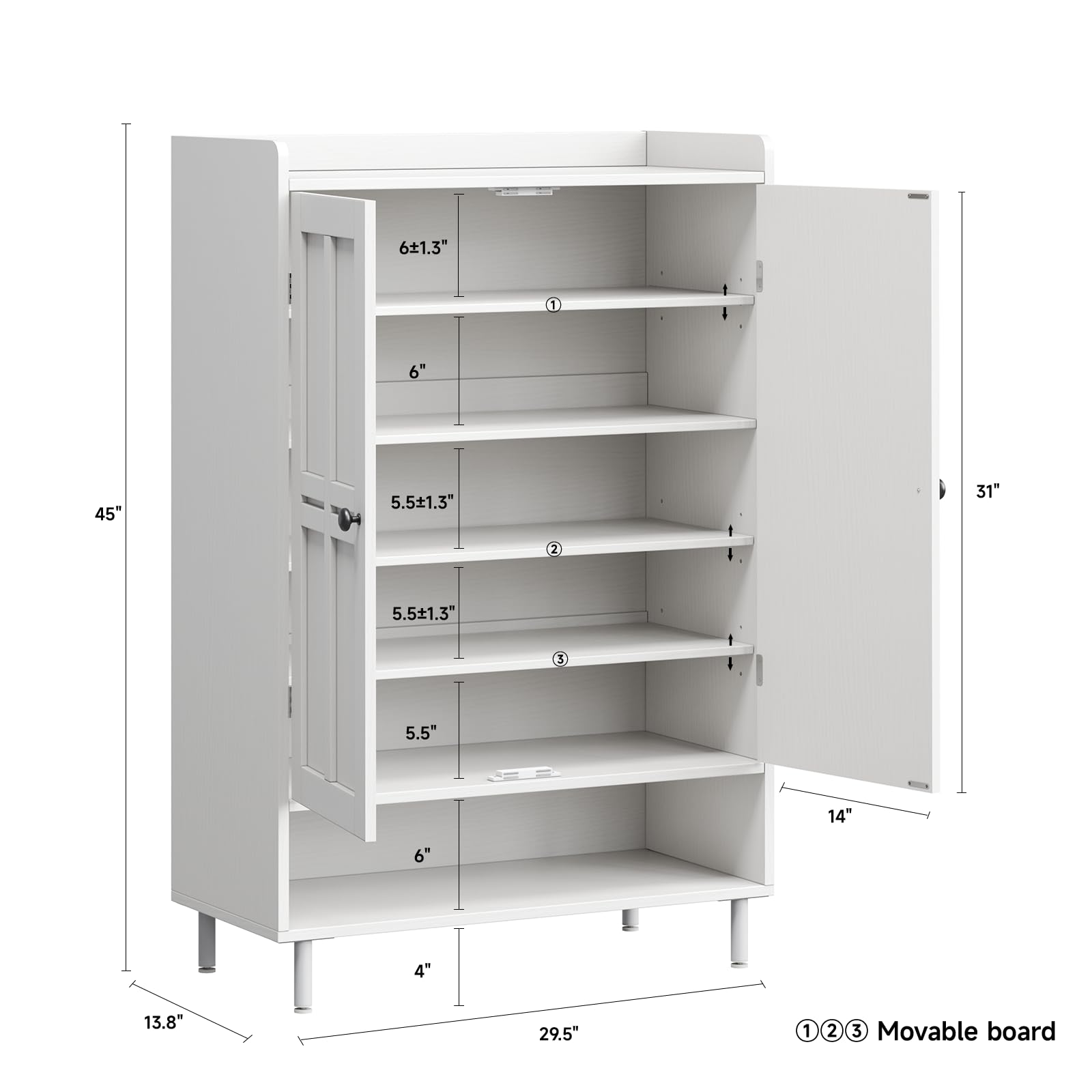 Шкаф для хранения обуви на 6 я – обзор и цена Cabinet Hinge Overlay