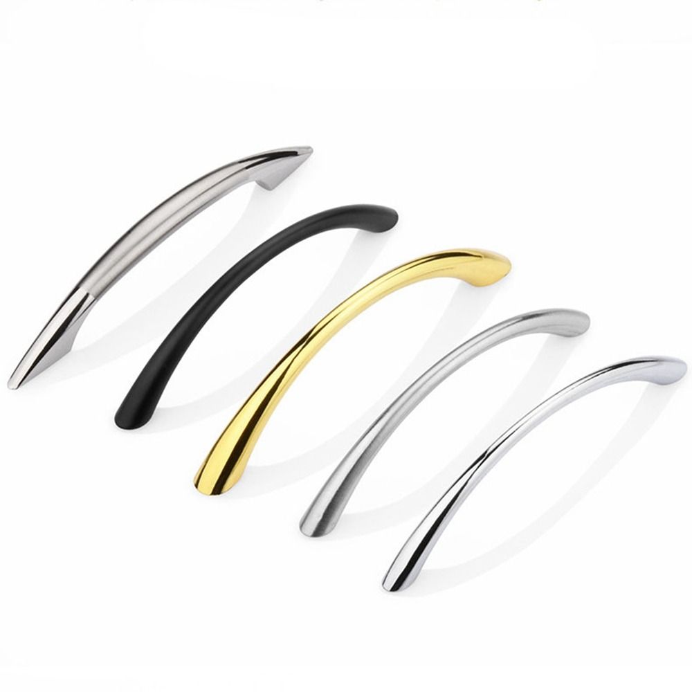 Модные изогнутые ручки из цинк – обзор и цена Furniture Hardware Latch