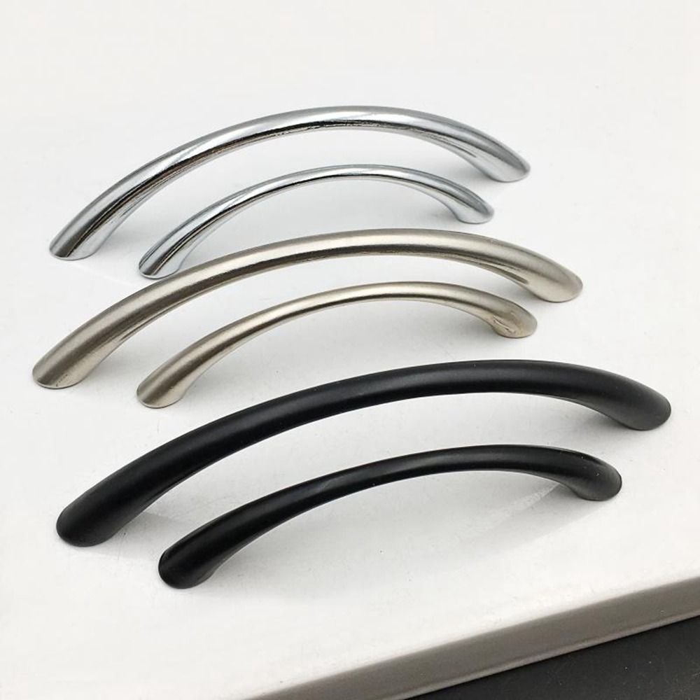 Модные изогнутые ручки из цинк – обзор и цена Furniture Hardware Latch