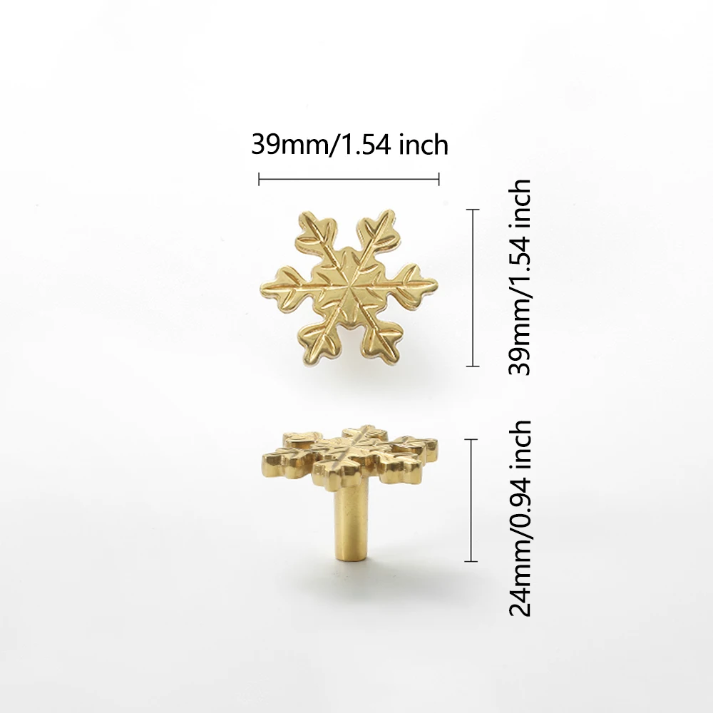 Снежинка, латунные ручки для д – обзор и цена Unique Furniture Hardware